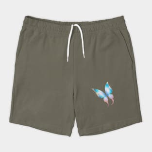 Butterfly with Wings that have a Cosmic Pattern, Resembling a Starry Night Sky Shorts