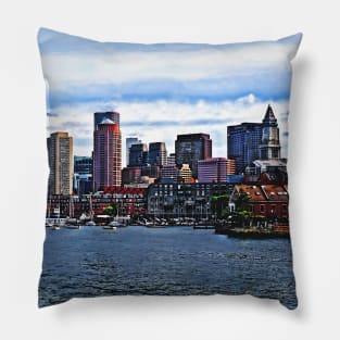 Boston MA - Inner Harbor Pillow