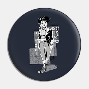 City Woman Pin