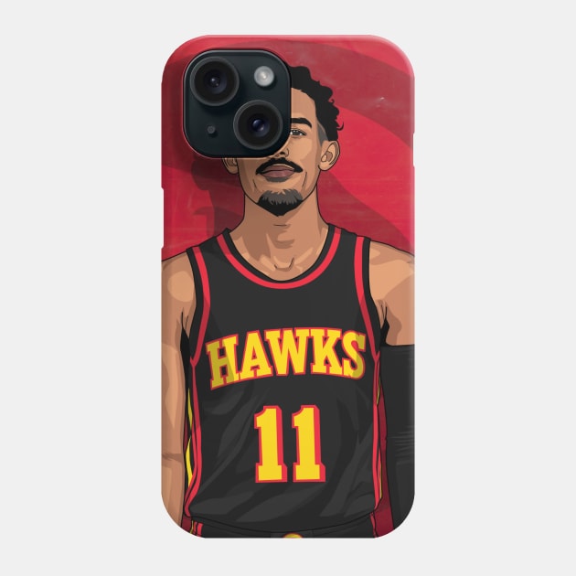 TRAE YOUNG Phone Case by origin illustrations