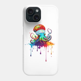 Colorful Christmas Octopus Phone Case