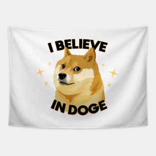 I Believe in Doge Tapestry