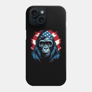 Patriotic Gorilla Phone Case