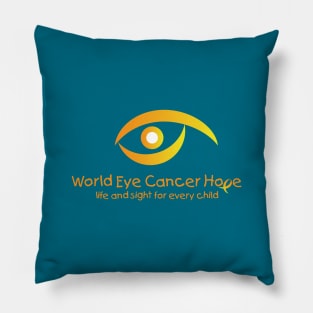 WE C Hope Gold Logo Pillow