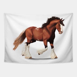 Clydesdale horse Tapestry