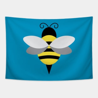 Simple Bee Vector Art Drawing Tapestry