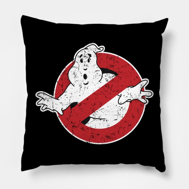 Who you gonna call logo Pillow by SuperEdu