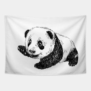 Baby panda print Tapestry