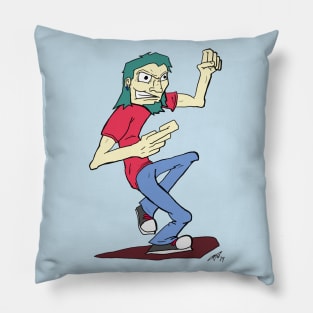 Teal Hair Pillow