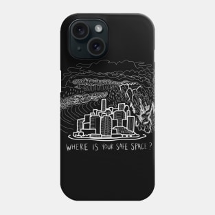 "Where Is Your Space Space?" Climate Change Apocalypse Phone Case