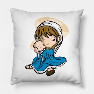 Mother Mary Pillow