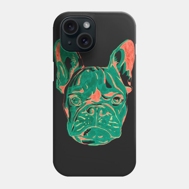 Frenchie Puppy Phone Case by RaLiz