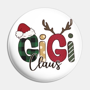 Personalized Gigi Claus Pin