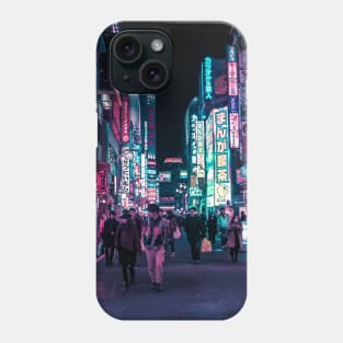 Neon Overload in Tokyo Phone Case