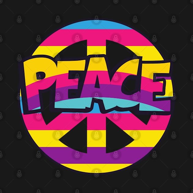 Retro Hippie Peace by FullOnNostalgia