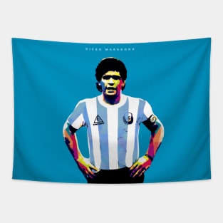 Diego Maradona Pop Art Tapestry