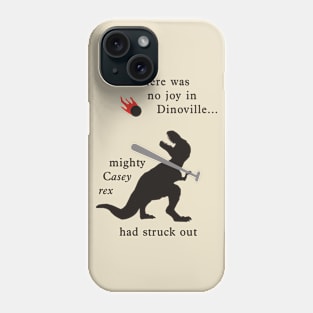 Mighty Casey rex in Dinoville Phone Case