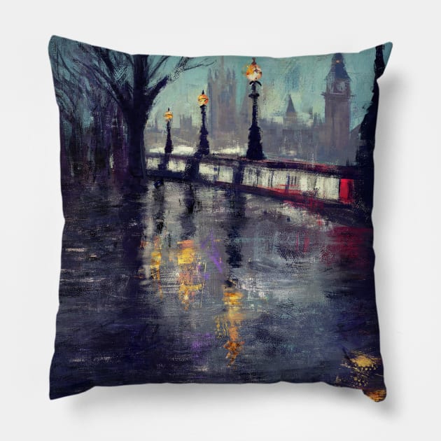 London Pillow by andycwhite