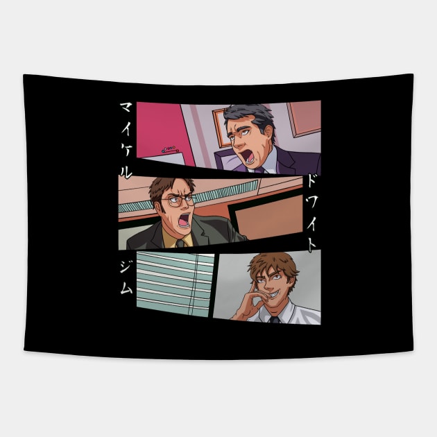 The Office Manga Tapestry by NatliseArt