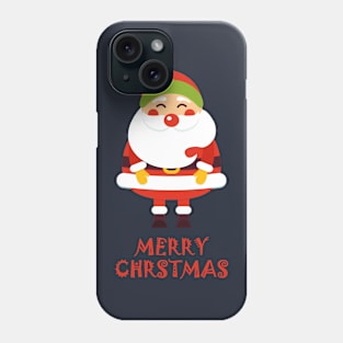 Cool Santa Christmas - Happy Christmas and a happy new year! - Available in stickers, clothing, etc Phone Case