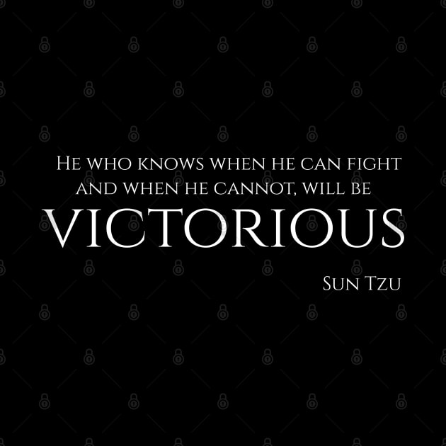 Sun Tzu Art Of War Quote Chinese Philosophy by Styr Designs