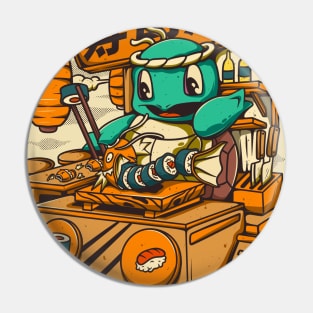 Chef of Japanese Food Pin