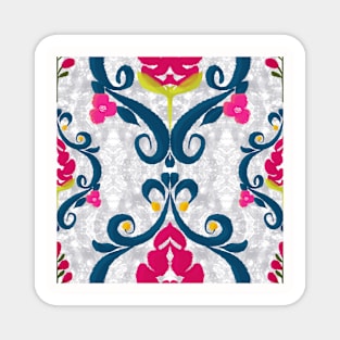 Pink Blossom Geometrical design Magnet