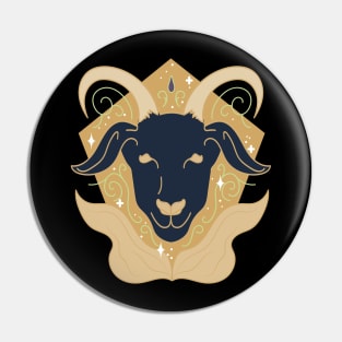 Capricorn Sea Goat (Gold) Pin