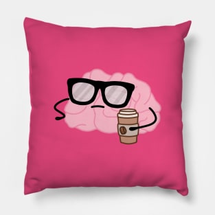 Hipster millennial brain Pillow