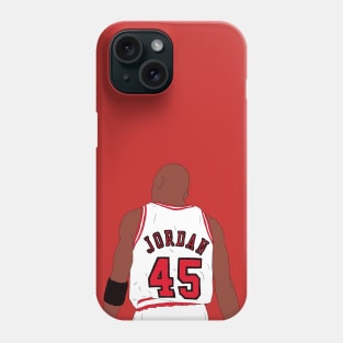 Michael Jordan 45 Back-To Phone Case