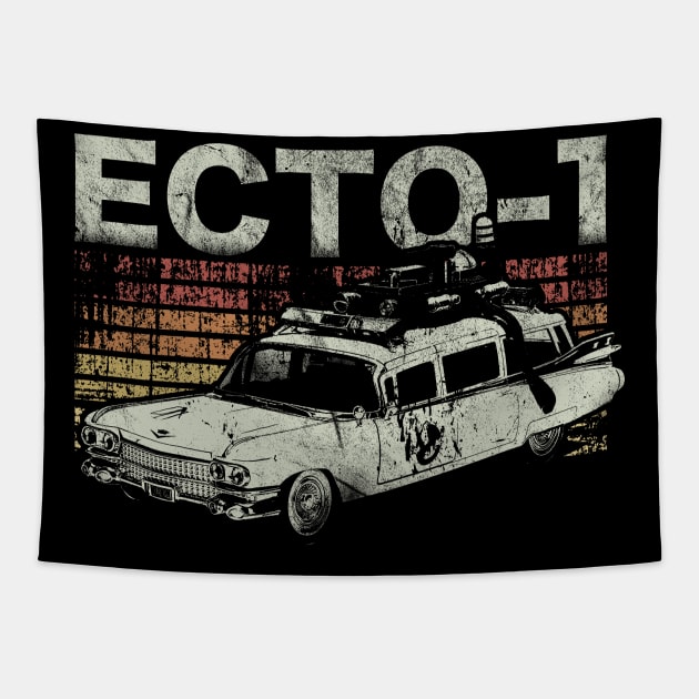 Retro Ecto 1 Tapestry by FanFreak