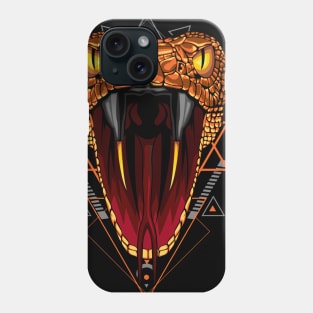 snake head angry Phone Case