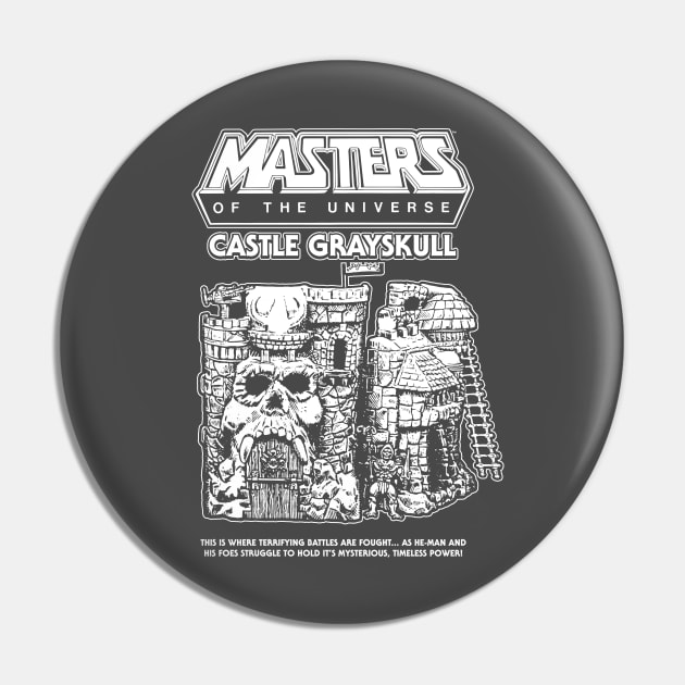 Castle Grayskull Toy Artwork - Dark Pin by Chewbaccadoll