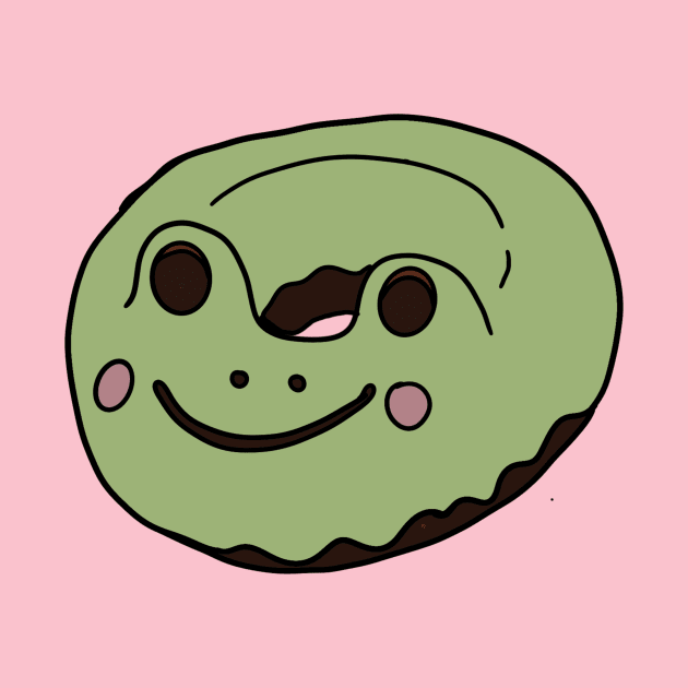 froggy Kawaii Donut by CAFFEIN