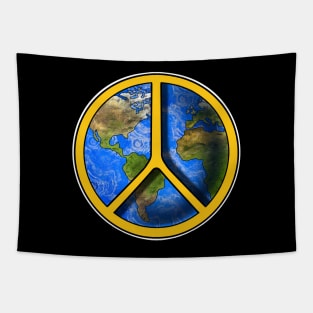 Peace symbol Tapestry