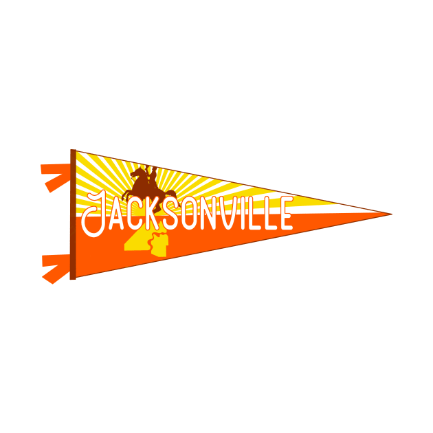 Jacksvonille Flag Pennant by zsonn