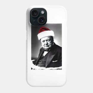 Santa Churchill (Celebrity Christmas) Phone Case