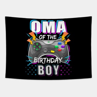 Oma of the Birthday Video Gamer Birthday Tapestry