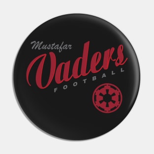 Mustafar Vaders Football Pin