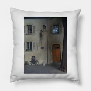 Rue Guillaume-Farel, 8. Geneve, Switzerland Pillow