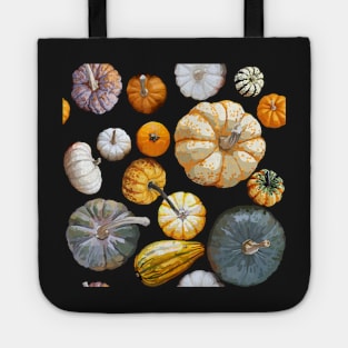 Pumpkin Tile 1 (Dark Green) Tote