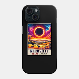 Kerrville Texas Total Solar Eclipse 2024 Totatily Vintage Phone Case