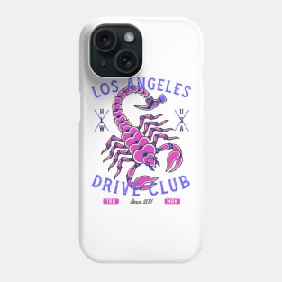 Los Angeles Drive Club" - Vintage Scorpion Tattoo Art Phone Case