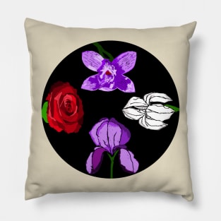 The 4 flowers Pillow