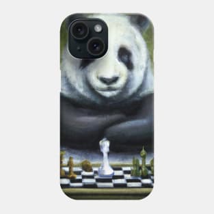 Panda Plays Chess Phone Case