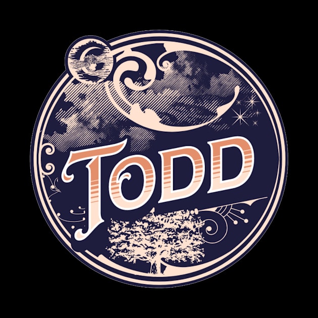 Todd Name Tshirt by Renata's