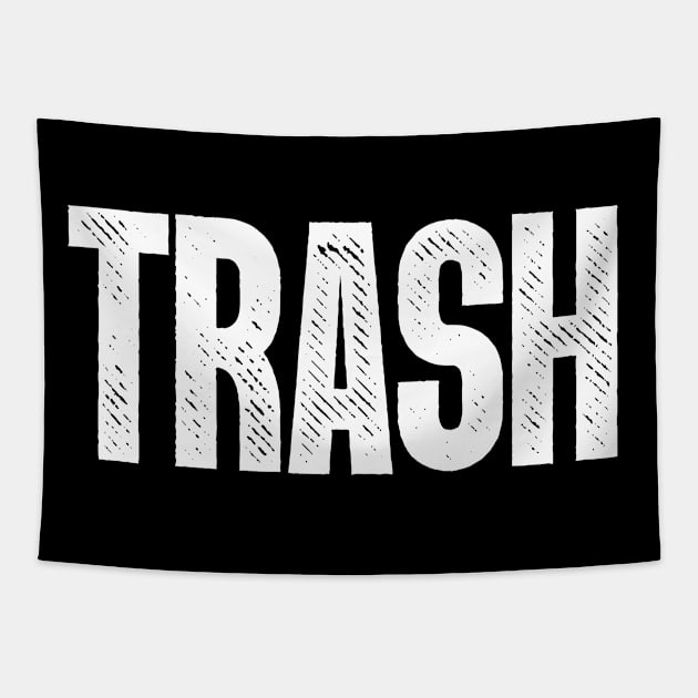 TRASH / Typography Design Tapestry by CultOfRomance