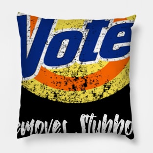 Anti-Trump Vote Detergent Funny Vintage Pillow