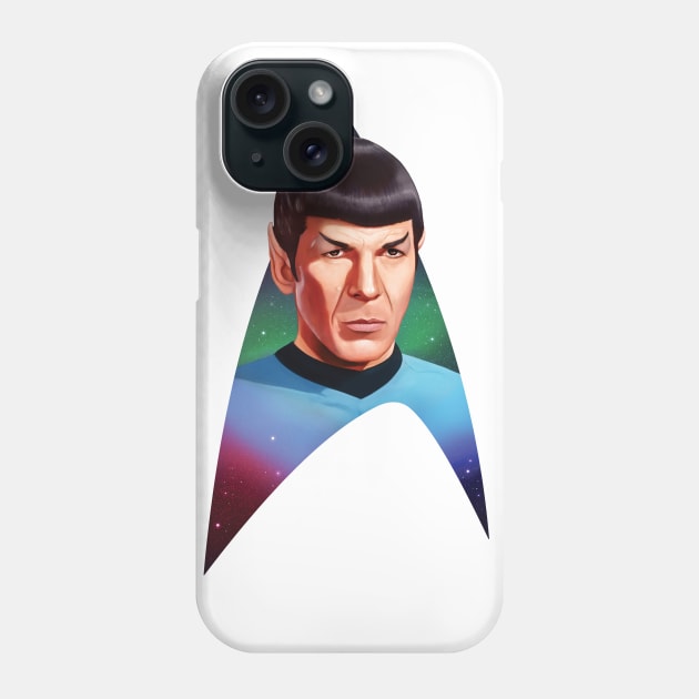 Mr Spock Phone Case by TomWalkerArt