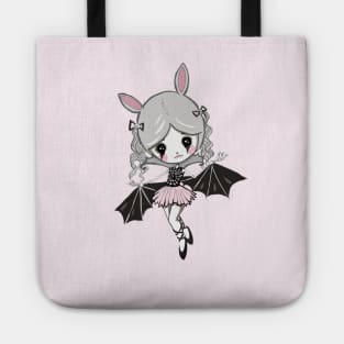 Cute vampire bat girl Tote